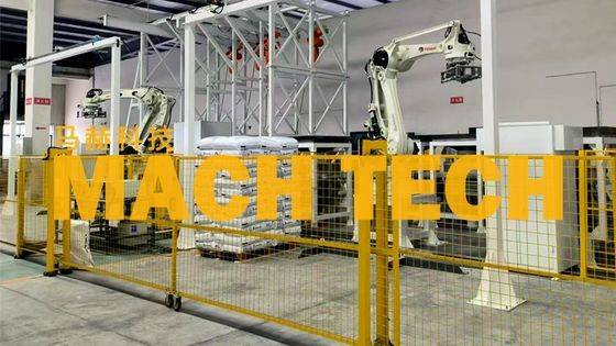 Intelligent Robot Automatic Discharging Station For PE Bags And Kraft Paper Bags